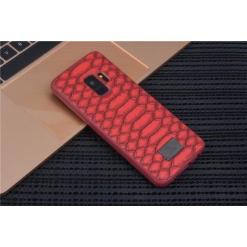 UNIQ Accessory iPhone 7-8 Plus Kunstleer Hard Case Back cover - Rood