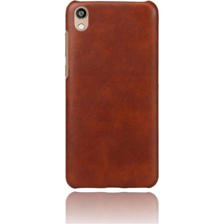 Shop4 - Huawei Y5 (2019) Hoesje - Harde Back Case Cabello Bruin