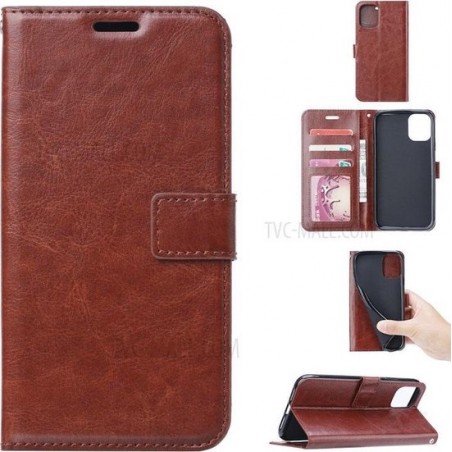 Samsung Galaxy Note 10 Lite - Bookcase Bruin - portemonee hoesje