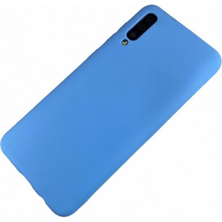 Samsung Galaxy A10 - Silicone hoesje Tim blauw