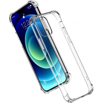 iPhone 12 Mini - Anti -Shock  Silicone Hoesje - Transparant