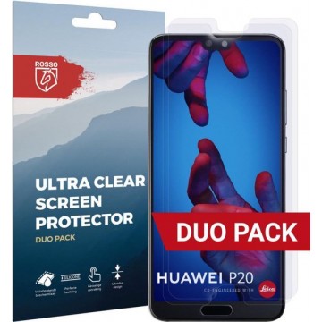 Rosso Huawei P20 Ultra Clear Screen Protector Duo Pack