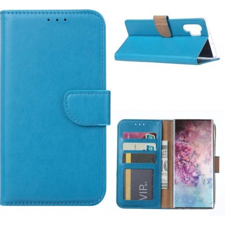 Samsung Galaxy Note 10 Plus - Bookcase Turquoise - portemonee hoesje