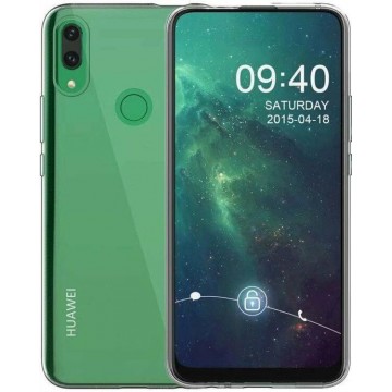 huawei p smart z hoesje - Huawei p smart z hoesje siliconen case hoes cover transparant