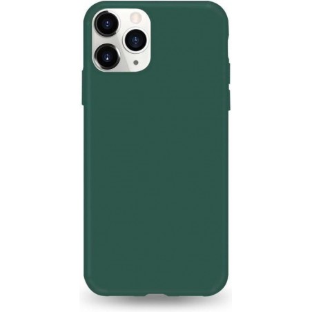 Huawei P30 Lite siliconen hoesje - Leger Groen - shock proof hoes case cover - Telefoonhoesje met leuke kleur - LunaLux