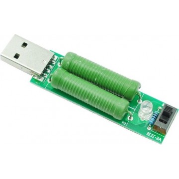Let op type!! 5V / 2A & 1A USB Mobile Power Lader Load Resistance Tester  Applikabel voor S-IP5G-5248