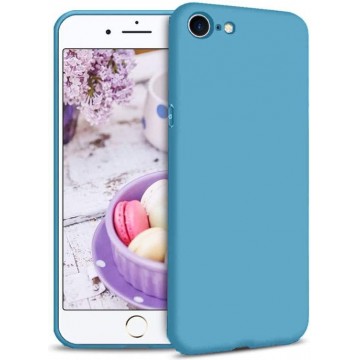 Apple iPhone 7 & 8 Hoesje Blauw - Siliconen Back Cover