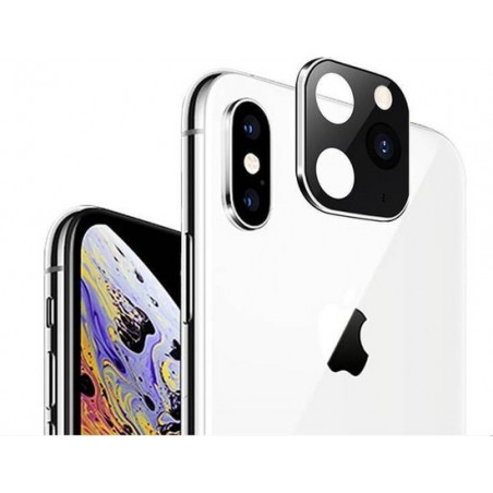 voor iphone X/Xs/Xs Max nep cameralens iPhone 11 Pro - zilver