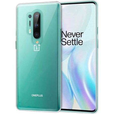 OnePlus 8 Pro Hoesje Dun TPU Transparant