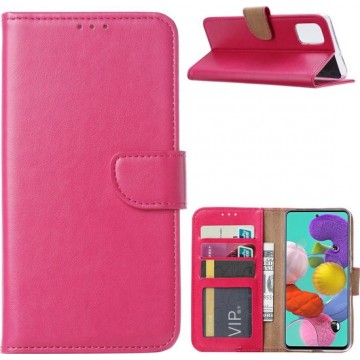 Samsung Galaxy A51 - Bookcase Roze - portemonee hoesje