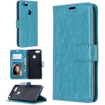 Motorola Moto E6 Play hoesje book case turquoise