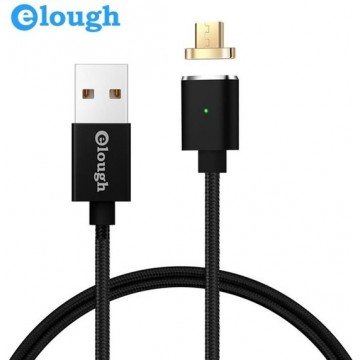 Elough ® E04 Magnetische Micro USB oplaadkabel - Magnetisch oplader 2.4A Fast Charge USB Snellader en Datakabel -