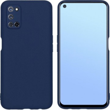 iMoshion Color Backcover Oppo A52 / Oppo A72 / A92 hoesje - Donkerblauw