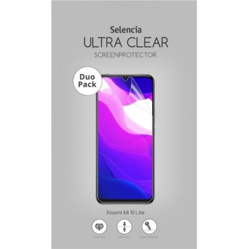 Selencia Duo Pack Ultra Clear Screenprotector voor de Xiaomi Mi 10 Lite