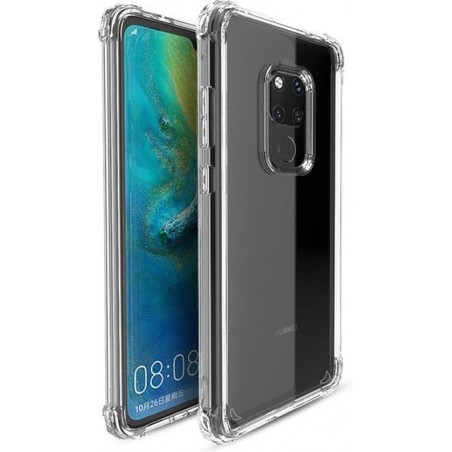 huawei mate 20 x hoesje shock proof case - Huawei Mate 20 X hoesje shock proof case hoes transparant