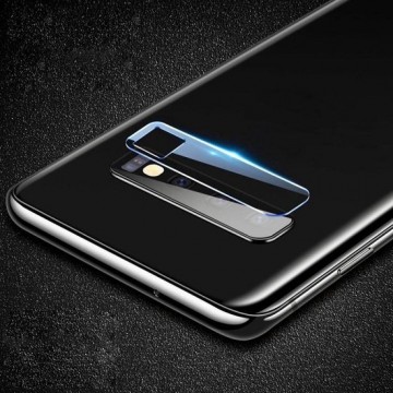 EmpX.nl Samsung Galaxy S10 + Camera Lens Protector - Transparant Tempered Glass