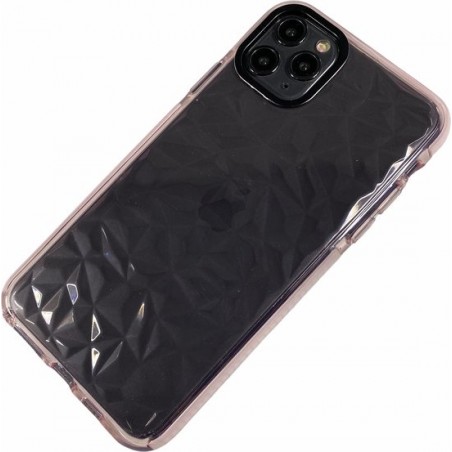 Apple iPhone 11 - Silicone transparante soft hoesje Emma roze