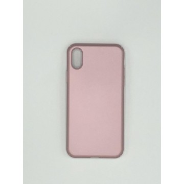 Iphone 10 Hardcase Telefoon Cover Licht Roze
