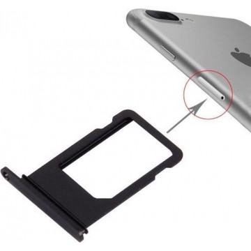 iPhone 7 PLUS simkaart sim tray zwart reparatie onderdeel