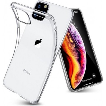 Transparant Backcover hoesje voor Apple iPhone 11 Pro - Siliconen case cover TPU