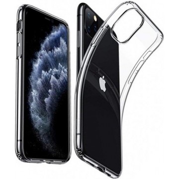 Transparant Backcover hoesje voor Apple iPhone 11 - Siliconen case cover TPU