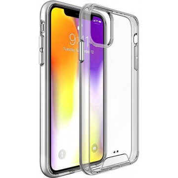 iphone 11 Hoesje Transparant Cover TPU Siliconen Case