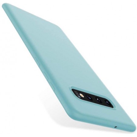 Samsung Galaxy S10 Hoesje - Siliconen Back Cover - Turquoise