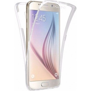Samsung Galaxy S8 Case - Transparant Siliconen - Voor- en Achterkant - 360 Bescherming - Screen protector hoesje - (0.4mm)