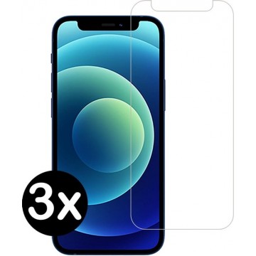iPhone 12 Pro Max Screenprotector Glas Tempered Glass Gehard - 3 PACK