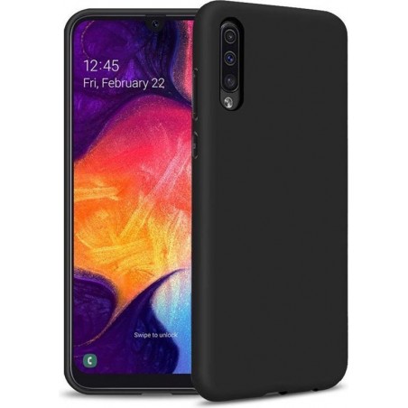 Samsung Galaxy A30S / A50 / A50S - Silicone Hoesje - Zwart