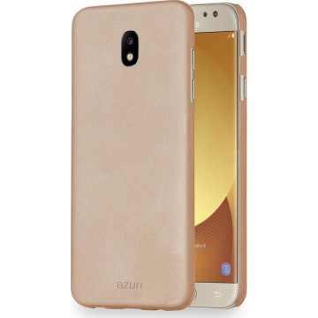 Azuri metallic cover met soft touch coating - goud - voor Samsung Galaxy J5 2017