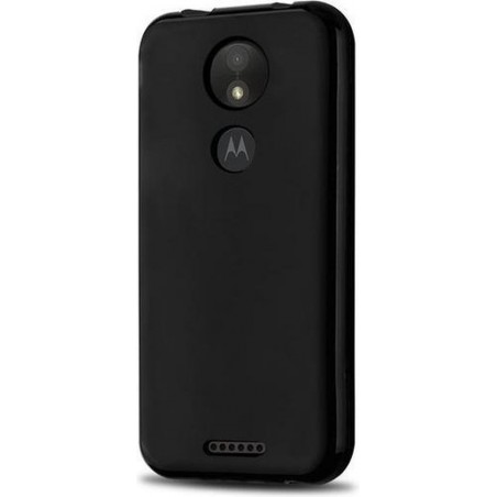 Tpu siliconen zwart hoesje Motorola Moto C Plus