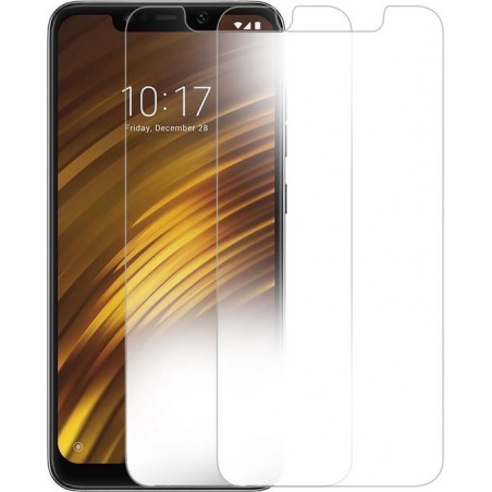 MMOBIEL 2 stuks Glazen Screenprotector voor Xiaomi Pocophone F1 - 6.18 inch 2018 - Tempered Gehard Glas - Inclusief Cleaning Set