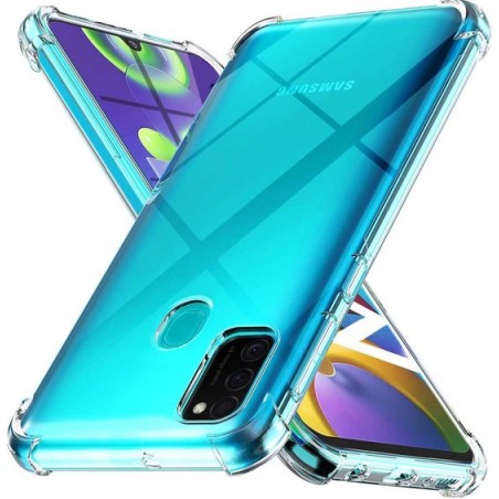 Samsung Galaxy M21 - Anti -Shock Silicone Hoesje - Transparant