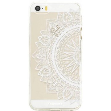 FOONCASE iPhone 5 / 5S hoesje TPU Soft Case - Back Cover - Mandala / Ibiza