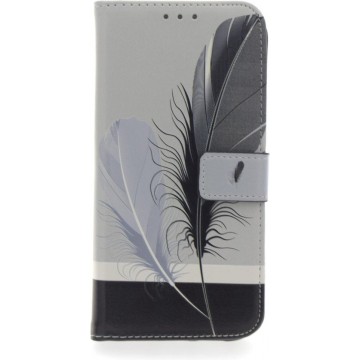 Samsung Galaxy S7 Edge Pasjeshouder Print Booktype hoesje - Magneetsluiting (G935F)