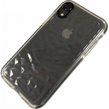 Apple iPhone Xr - Silicone transparante soft hoesje Emma zwart