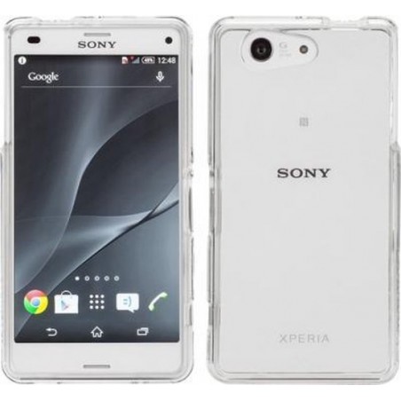 Sony Xperia Z3 Compact Ultra thin Gel transparant Case hoesje - - telefoonshop.net Korting!