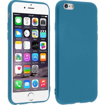 Apple iPhone 6 & 6s Hoesje Blauw - Siliconen Back Cover