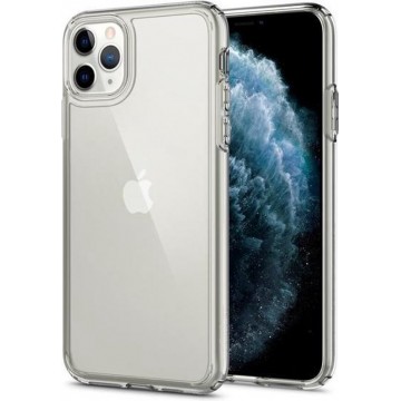 iphone 11 Pro silicone hoesje met Gratis 5D Tempered Glass Screen Protector