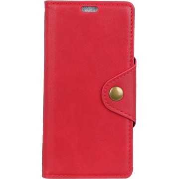 Shop4 - Motorola Moto G7 Power Hoesje - Wallet Case Cabello Rood
