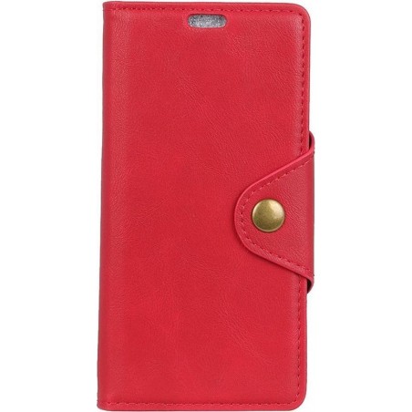 Shop4 - Motorola Moto G7 Power Hoesje - Wallet Case Cabello Rood