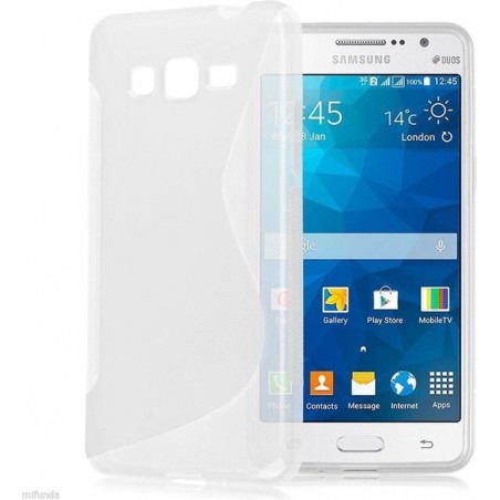 Comutter silicone hoesje Samsung Galaxy Grand Prime transparant