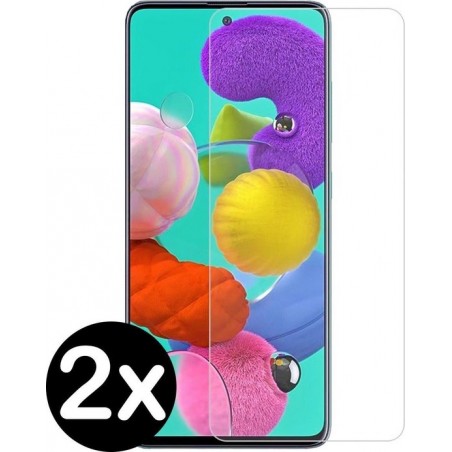 Samsung Galaxy A71 Screenprotector Glas Tempered Glass Gehard - 2 PACK