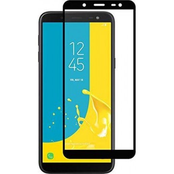 2 Pack Samsung Galaxy J6 Plus (2018) Screenprotector Glazen Gehard  Full Cover Volledig Beeld Tempered Glass