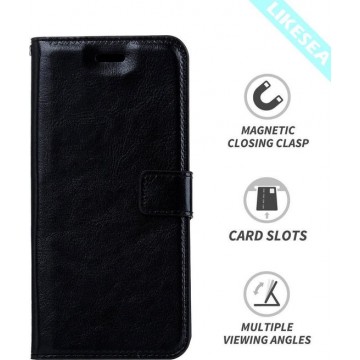 Sony Xperia X Compact portemonnee hoesje - Zwart