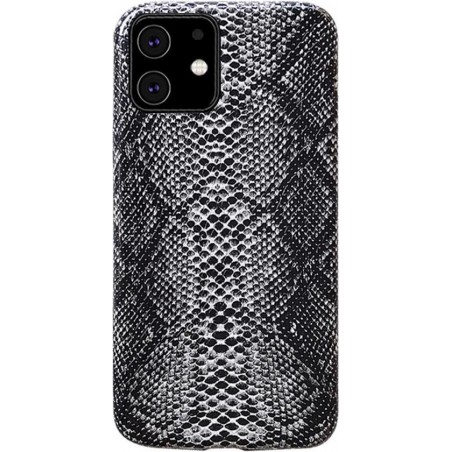 Smartphone hoesje | Telefoon hoesje | Slangenprint | Anti shock | Gray snake | iPhone 11