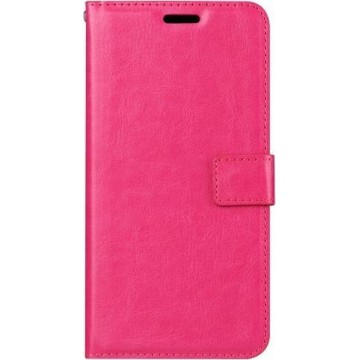 Motorola Moto G5s Plus - Bookcase Roze - portemonee hoesje