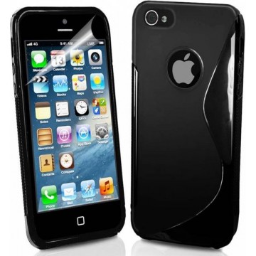 Apple Iphone Se Soft Siliconen Skin Case, Stoere S-Line Telefoon Hoes