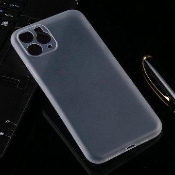 Voor iPhone 11 Pro Ultradunne Frosted PP Case (transparant)